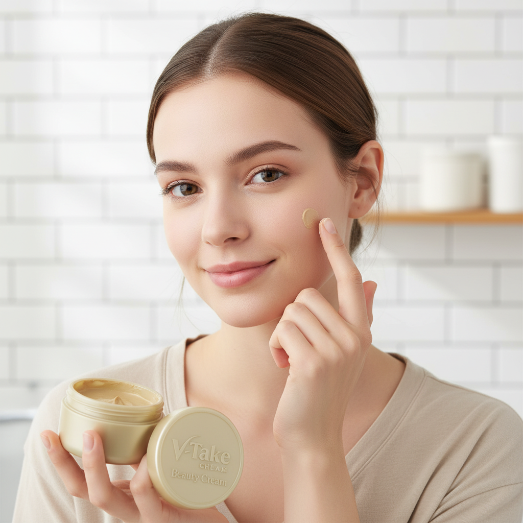 V take care beauty cream